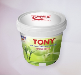 SƠN NỘI THẤT CAO CẤP TONY SATIN SIÊU BÓNG 18L